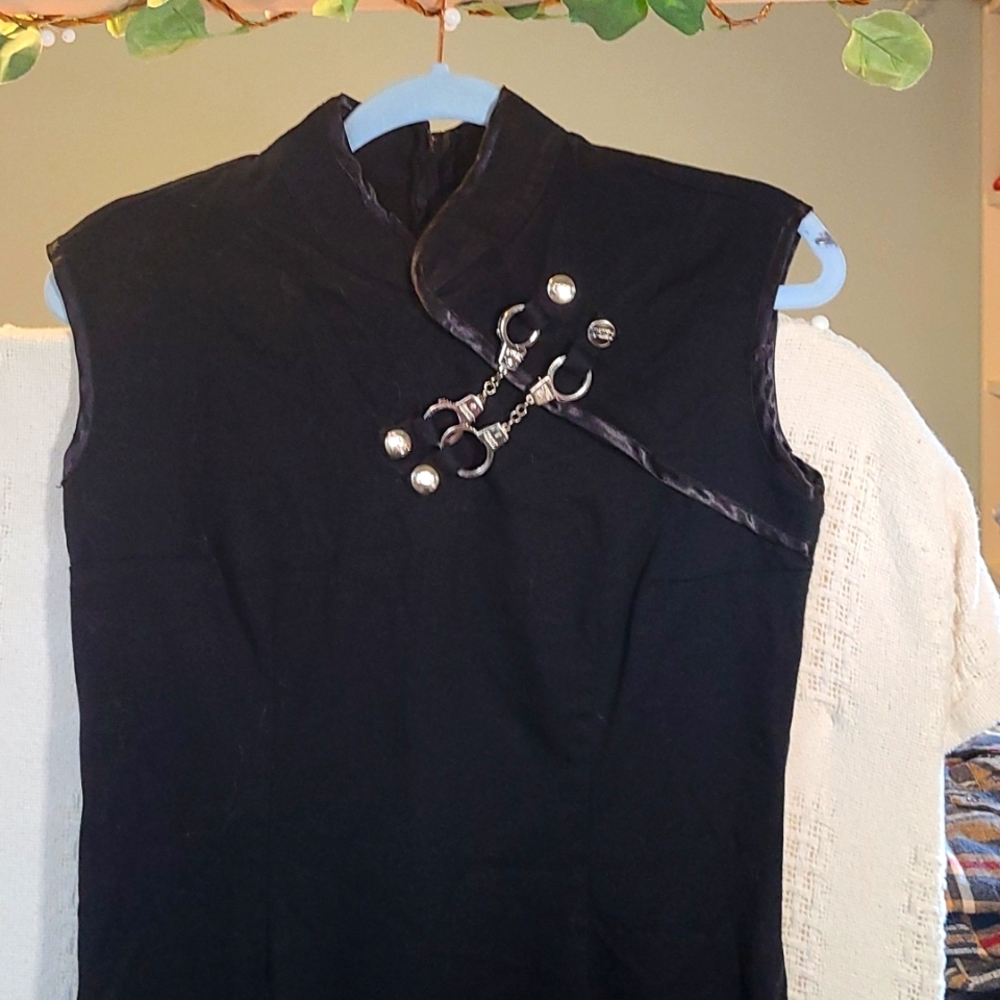 Mandarin style goth punk Tripp dress. Never worn.